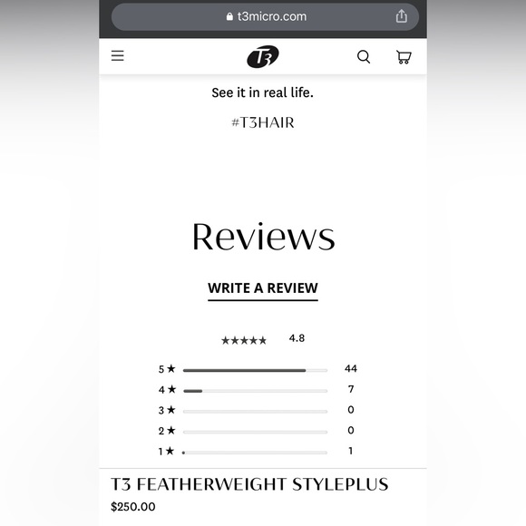 T3 Featherweight Styleplus Blowdryer - Picture 5 of 6